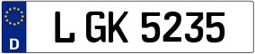 Truck License Plate